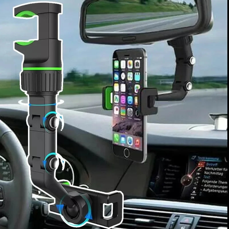 LANMAY Vehicle Phone Holder Rear-VIEW Fitting 360 RAPID Car-SHIP TO ALL BRAZIL