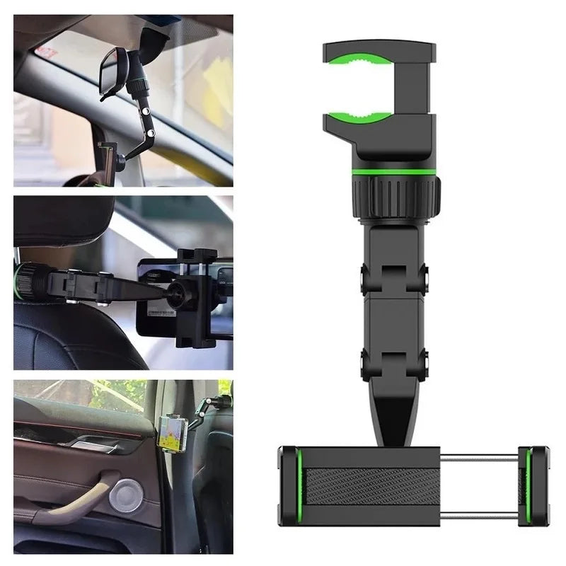 LANMAY Vehicle Phone Holder Rear-VIEW Fitting 360 RAPID Car-SHIP TO ALL BRAZIL