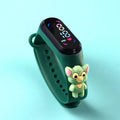 New Disney Mickey Mouse Minnie Avengers Spiderman LED Student Kids Sports Touch Cartoon Electronic Watch Boys Girls Toys Gifts