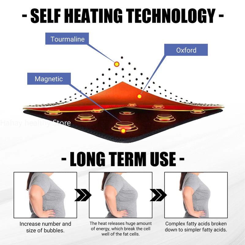 Cinto de saúde para emagrecimento, terapia magnética, limpeza linfática, perda de peso, melhora o sono, relaxante, pescoço, costas, cintura, massageador, almofada de aquecimento