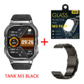 2024 KOSPET TANK M3 Smartwatches For Men Fitness Digital Smart Watch Women AMOLED Bluetooth Call AI Voice 480mAh Rugged Watches