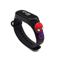 New Disney Mickey Mouse Minnie Avengers Spiderman LED Student Kids Sports Touch Cartoon Electronic Watch Boys Girls Toys Gifts