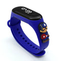 New Disney Mickey Mouse Minnie Avengers Spiderman LED Student Kids Sports Touch Cartoon Electronic Watch Boys Girls Toys Gifts